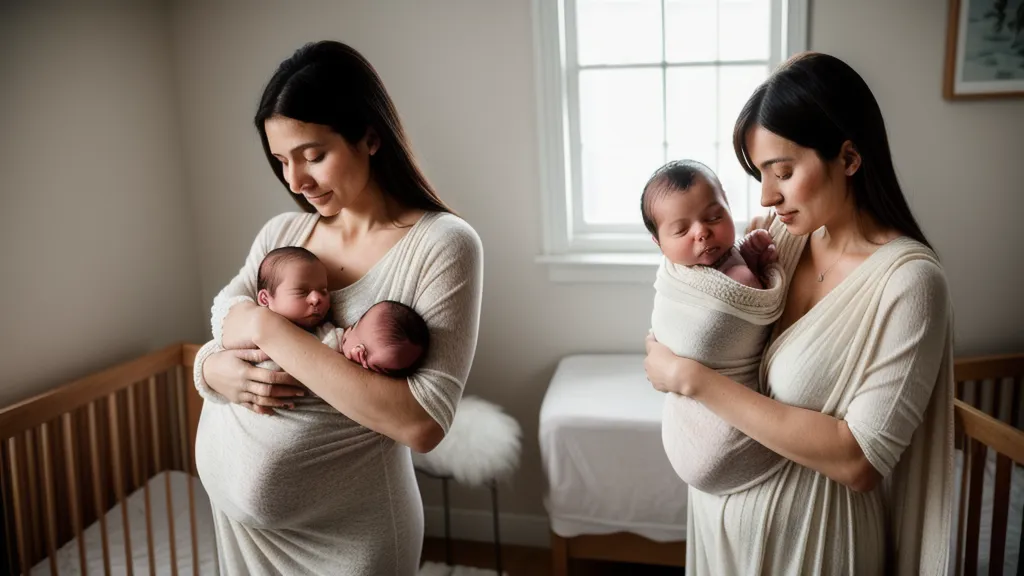 Tasse de tisane fumante, petit rituel de douceur pour la santé mentale d'une jeune maman en post-partum